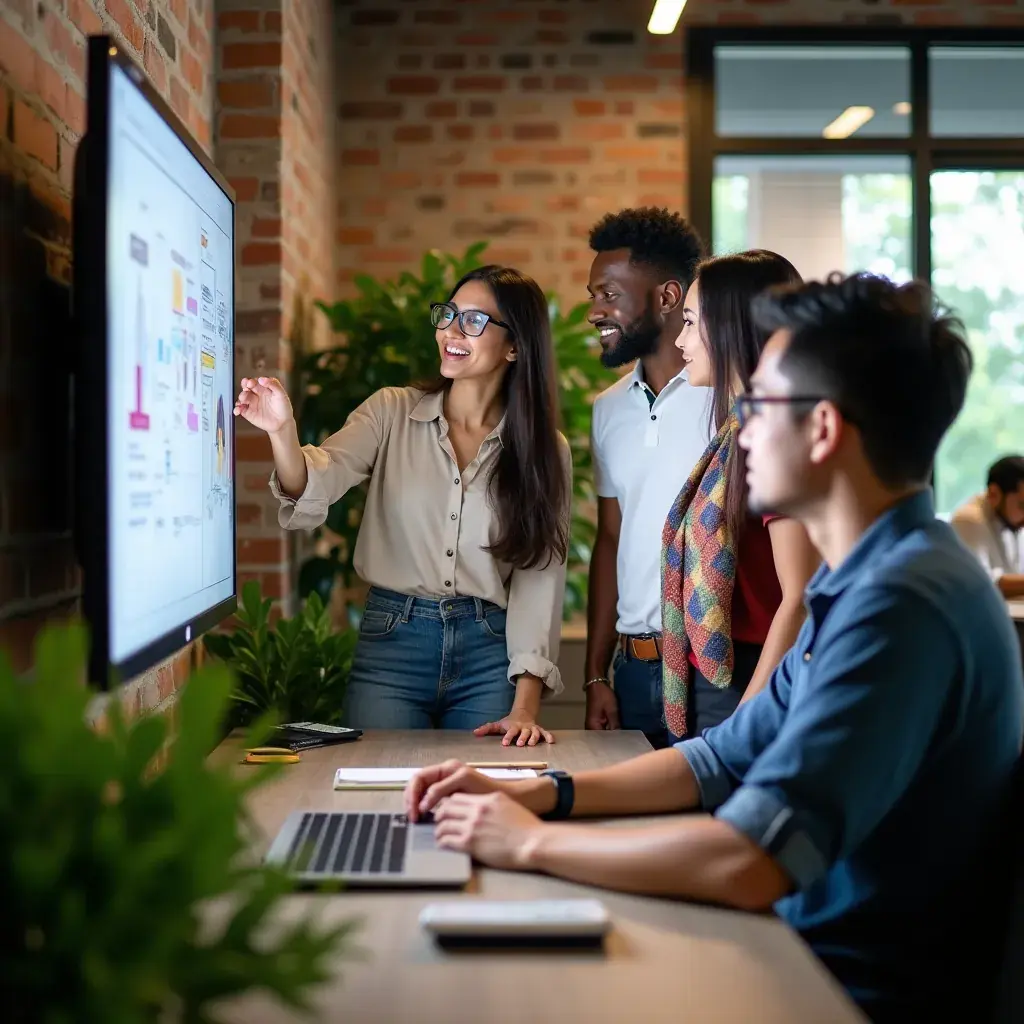 Professional team collaboration